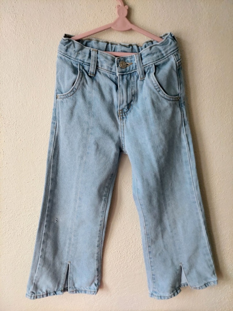 CİVİL kız Çocuk yırtmaçlı Jean Pantolon - 2