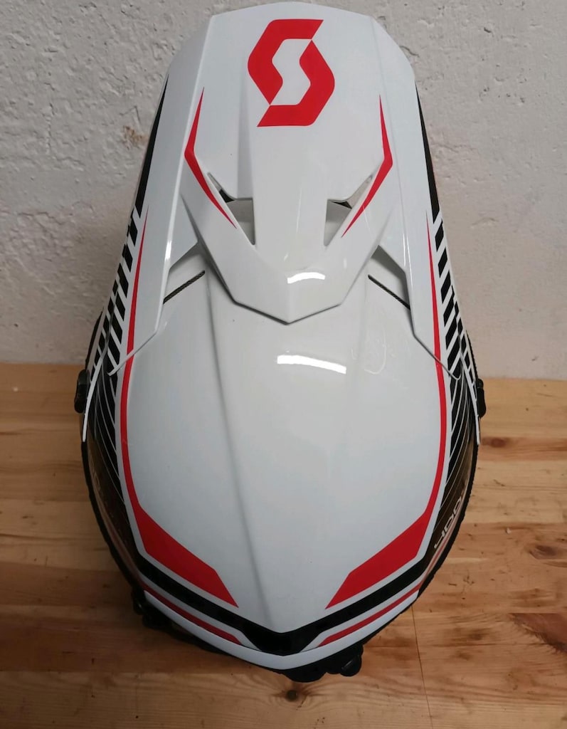 Scott Cross/Enduro Motosiklet Kaskı + Madhead Gözlük Set - L Beden - 4