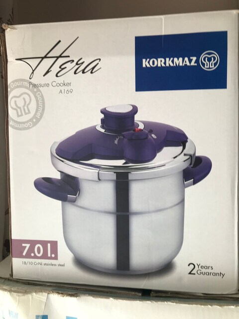 KORKMAZ HERA DÜDÜKLÜ TENCERE, 7LT, YENİ, 5500TL, PİYASADA 6600TL,
