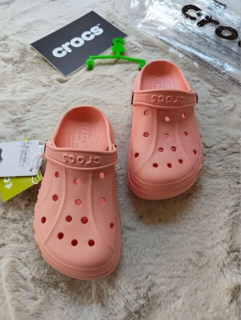 ‼‼‼CROCS ÇOCUK PUDRA PEMBE