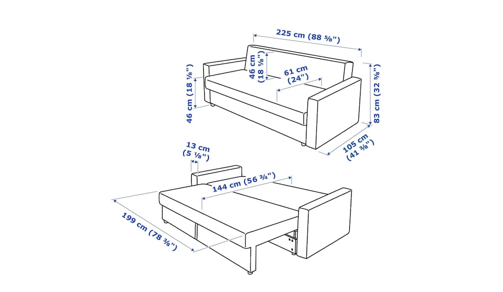 IKEA FRIHETEN 3’lü Açılır Yataklı Koltuk – Kusursuz - 5