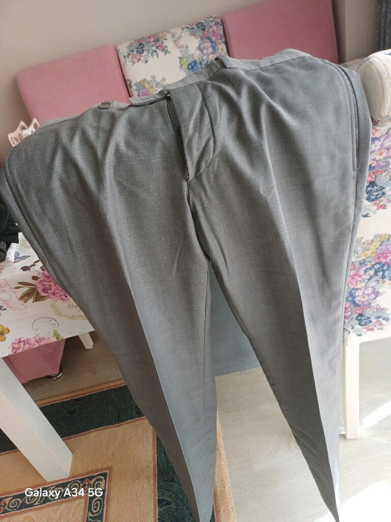kumaş dar kalıp pantolon pierre cardin marka - 2