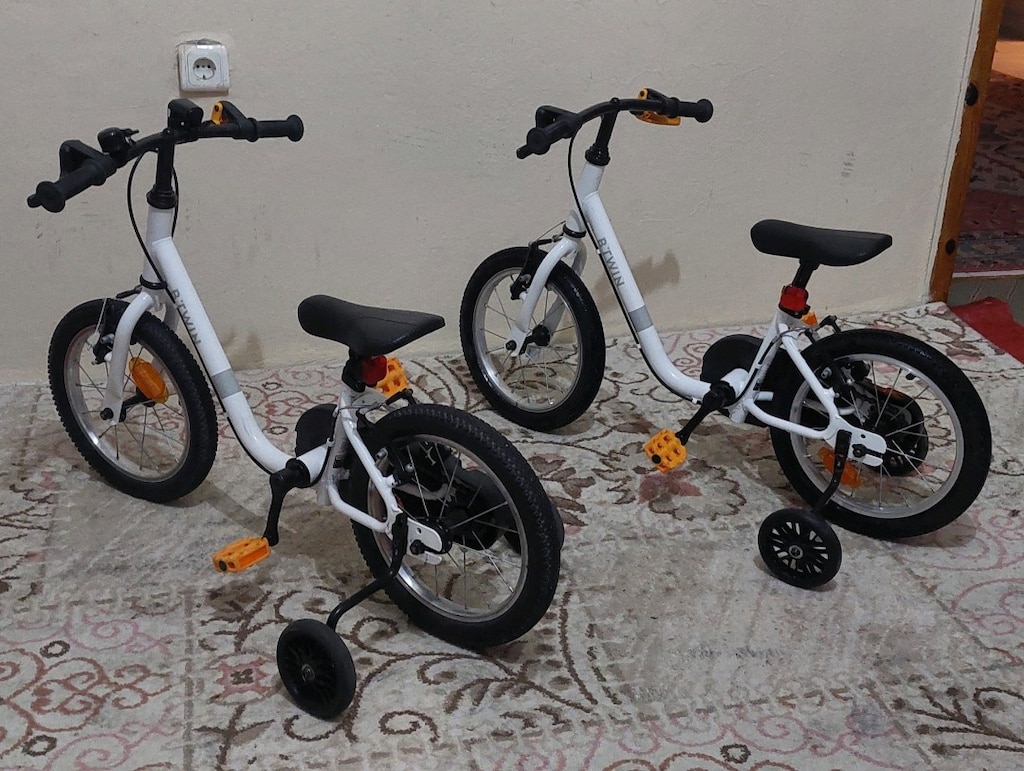 2 ADET YENI SERI 14 JANT DECATHLON BTWIN ÇOCUK BISIKLETI - 4