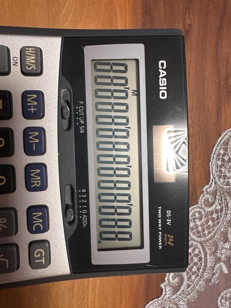 Casio DS-3V hesap mak - 4