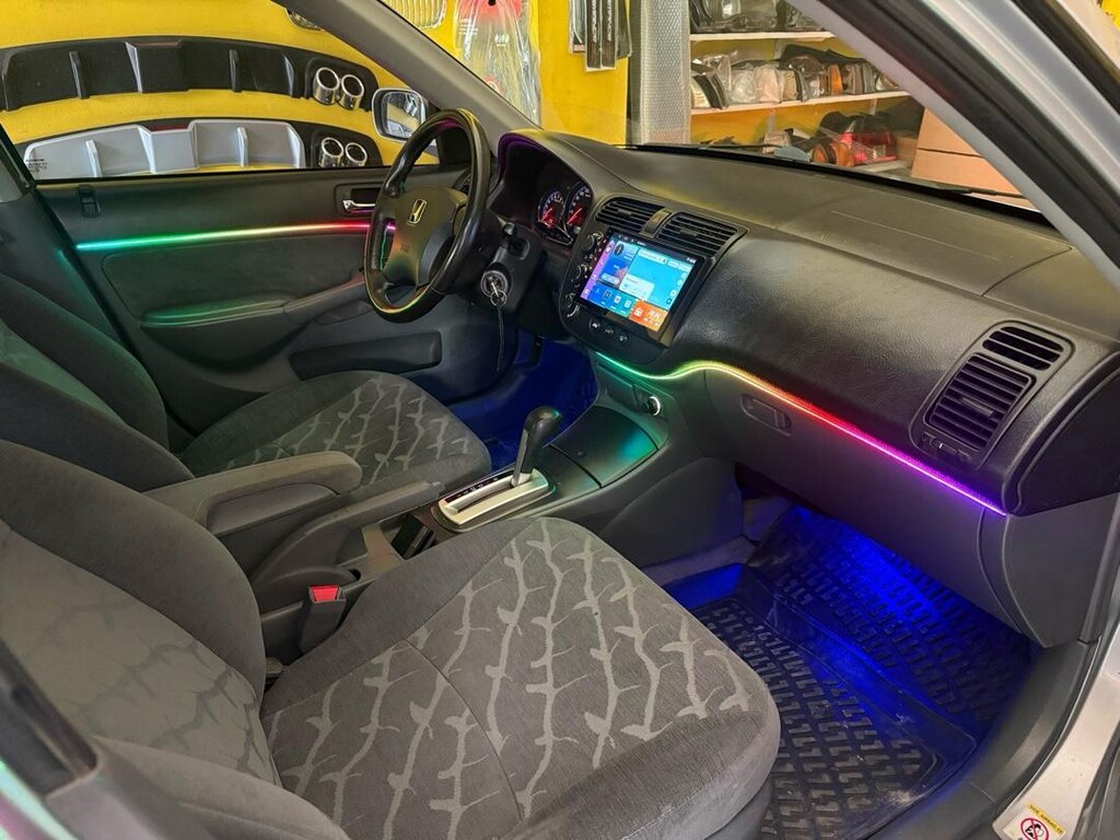 civic V TEC iç ambiyans 64 renk rgb animasyonlu - 4