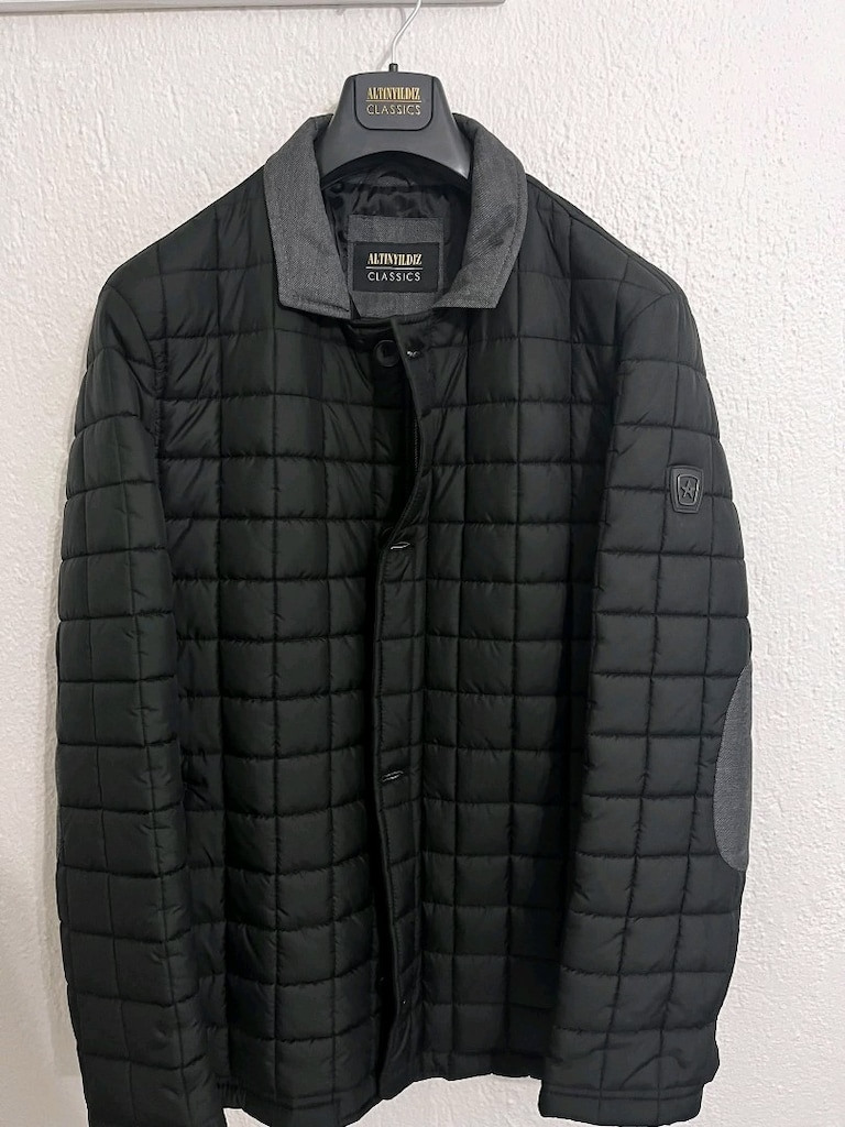 Altınyıldız Classics Siyah Kapitone Erkek Mont - XL (54 Beden)
