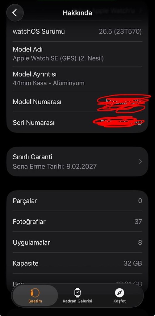 Apple Watch SE 2 44mm (garantisi devam) - 3
