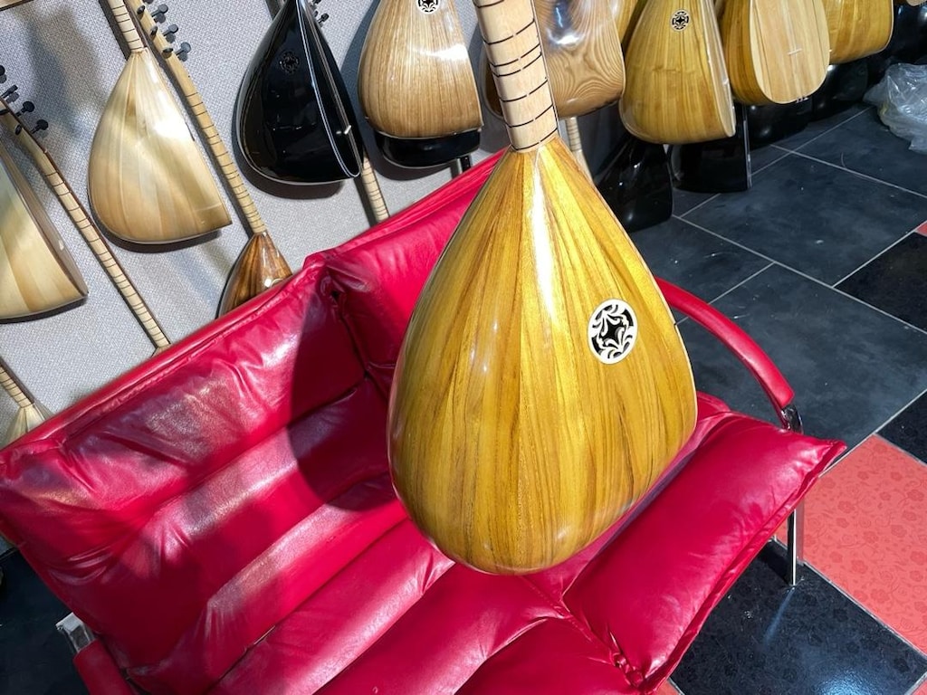 TAM PROFESYONEL 40 TEKNE YAPRAK DUT AĞACI UZUN SAP SAZ - 4