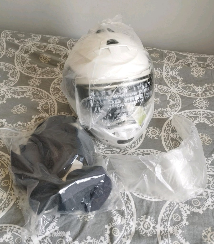 Motosiklet Kaskı CABERG Duke Beyaz - 3