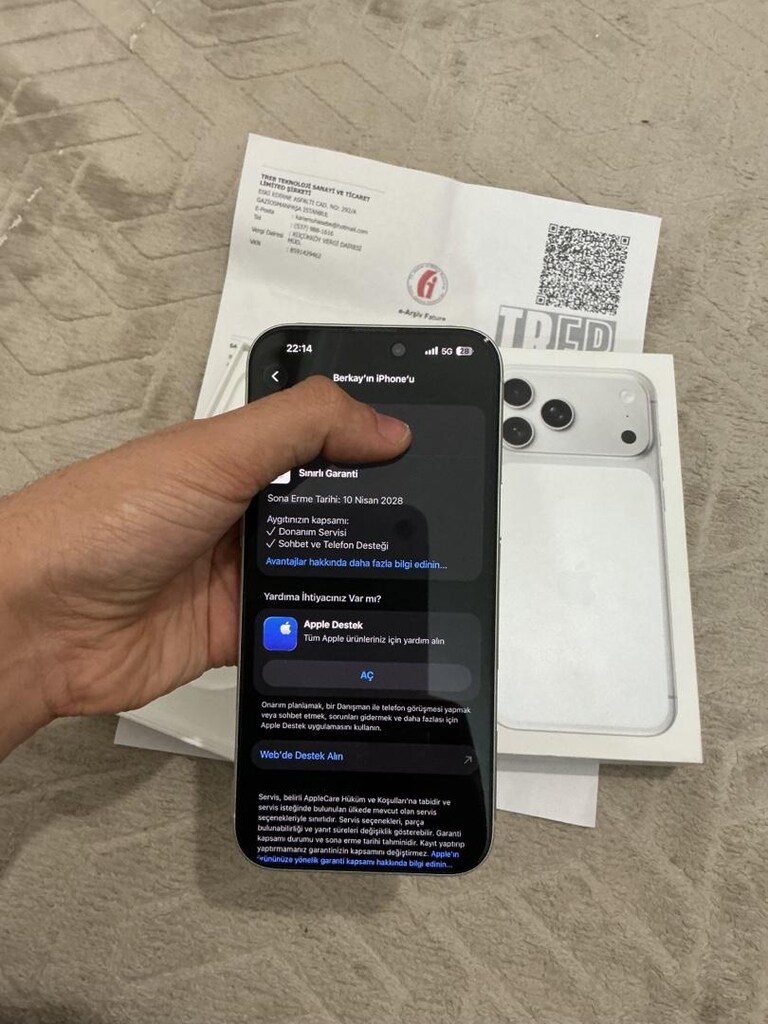 İPHONE 17 PRO MAX 256GB PİL100 2028 GARANTİLİ KUTULU FATURALI - 7