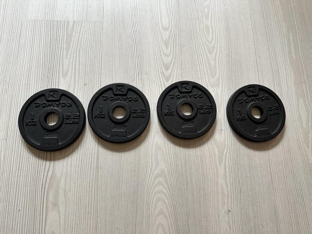 4 Adet 1 kg Decathlon Döküm Plaka - 2