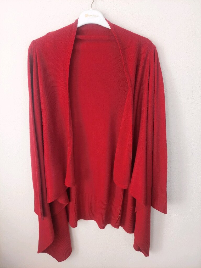 Bayan şelale model mevsimlik hırka - 5