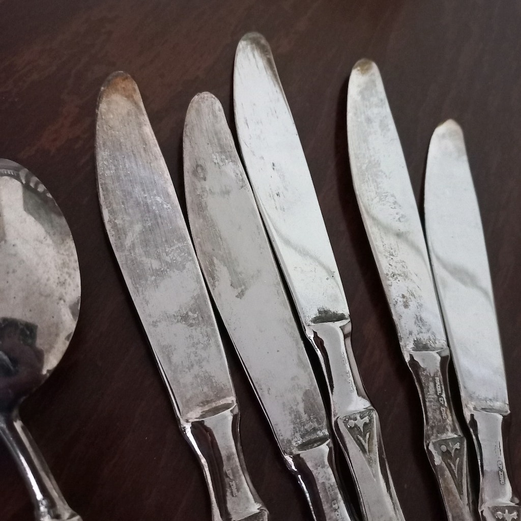 Vintage İtalyan gümüş kaplama servisler - 4