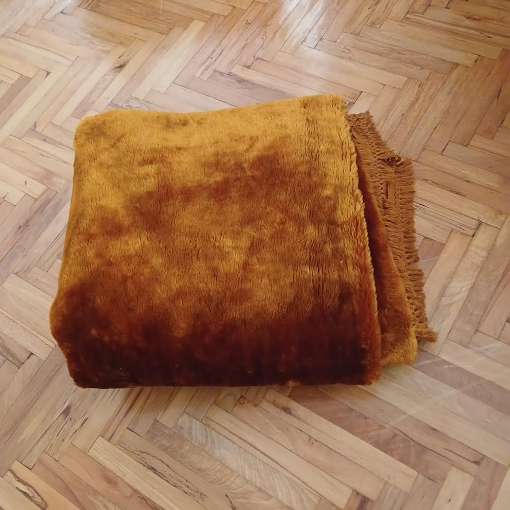 peluş çift kişilik yatak örtüsü - 6