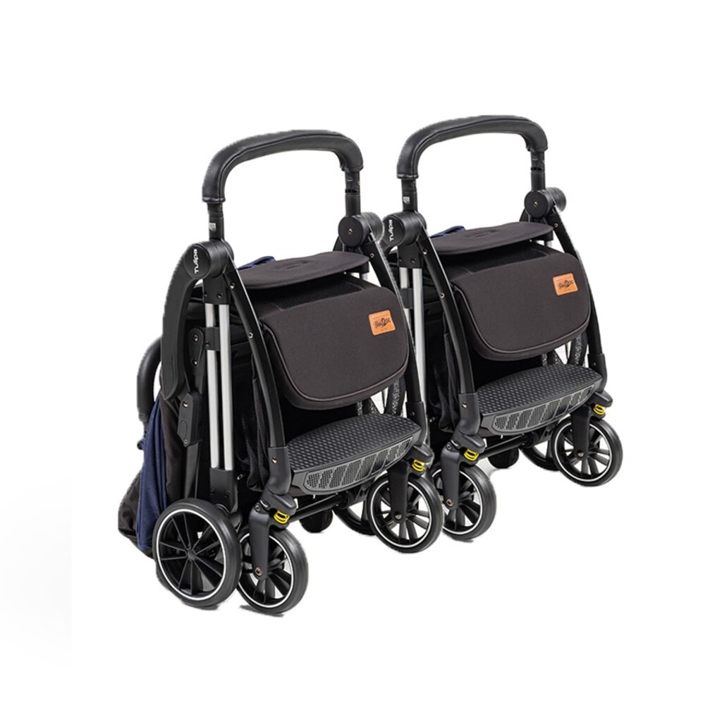 Baby2Go Tulipa Kabin Otomatik Katlanır YanYana İkiz Bebek Arabası - 3
