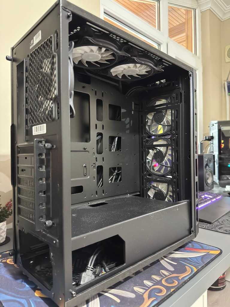 Power Boost X59RGB 6x120mm RGB Fanlı ATX Oyuncu Kasası - 4