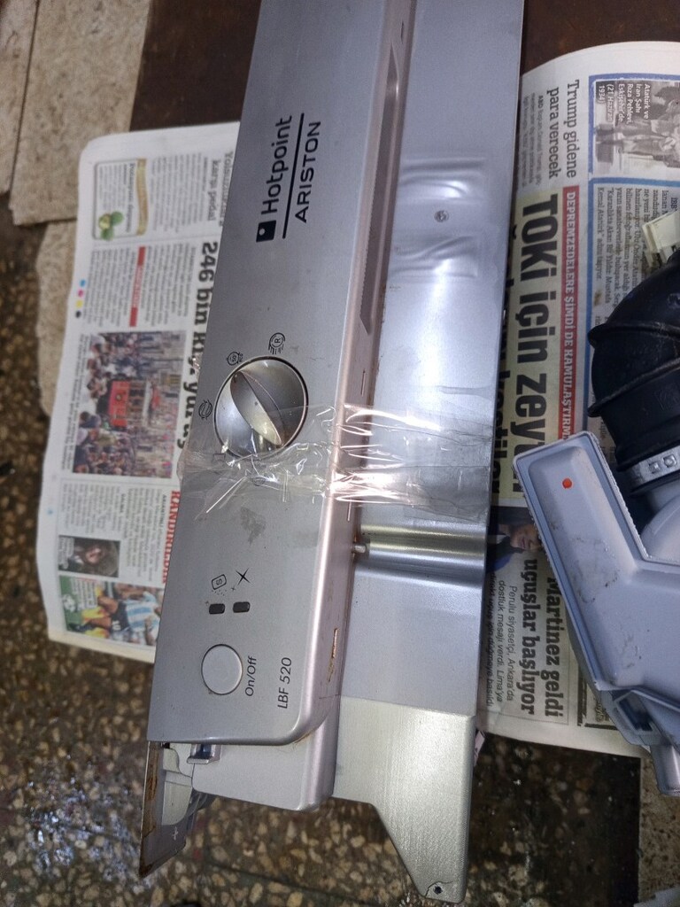 Ariston Hotpoint bulaşık makinesi lbf 520 anakart ve motor - 4