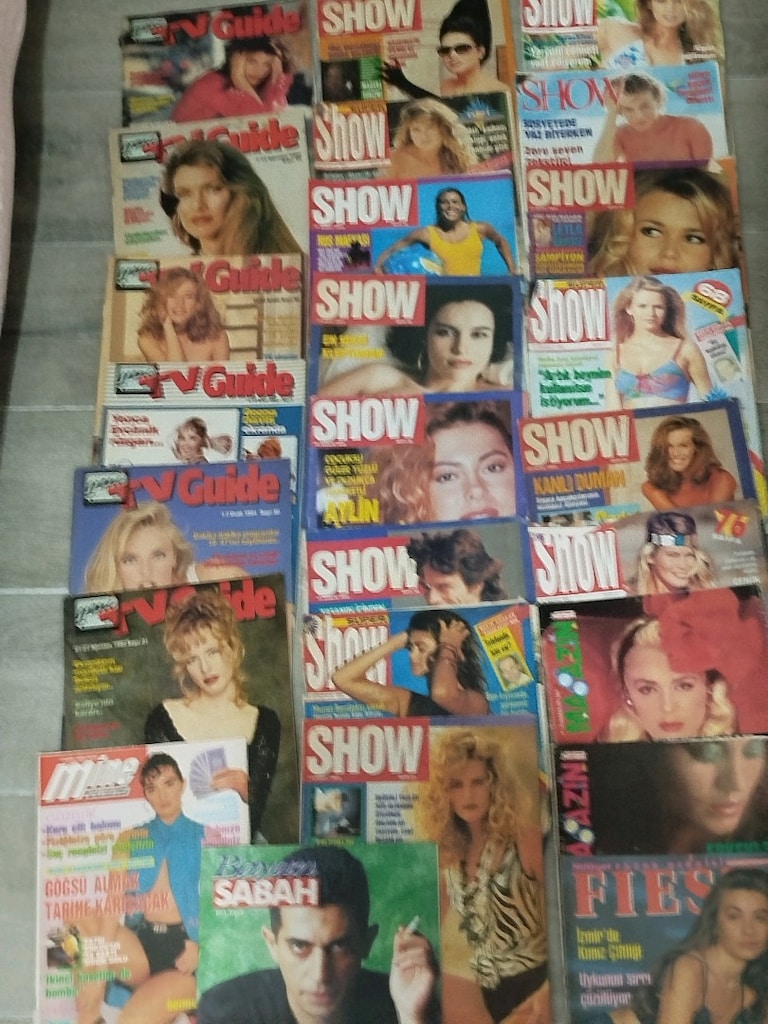 MAGAZİN DERGİLERİ LOTU, 48 adet, kondisyonları iyi - 6