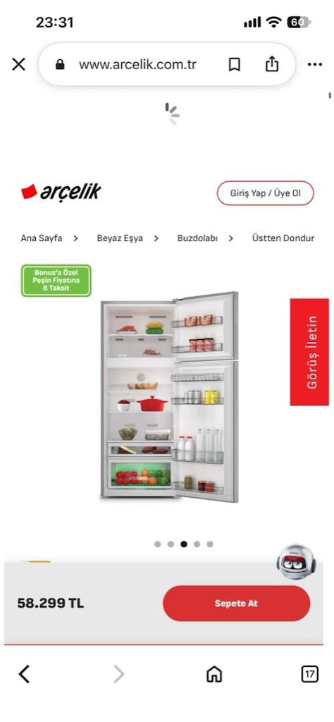 inox 3 lü BEYAZ EŞYA TEK SATIŞ YOK - 4