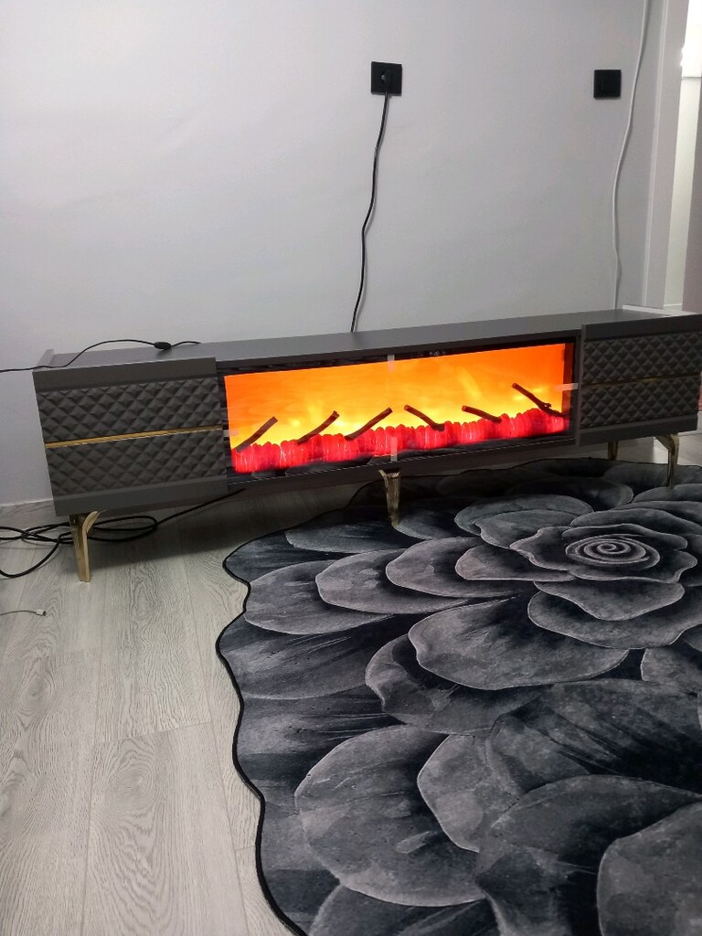 ŞÖMİNELİ HAREKETLİ 180CM GERÇEK GÖRÜNÜM - 3