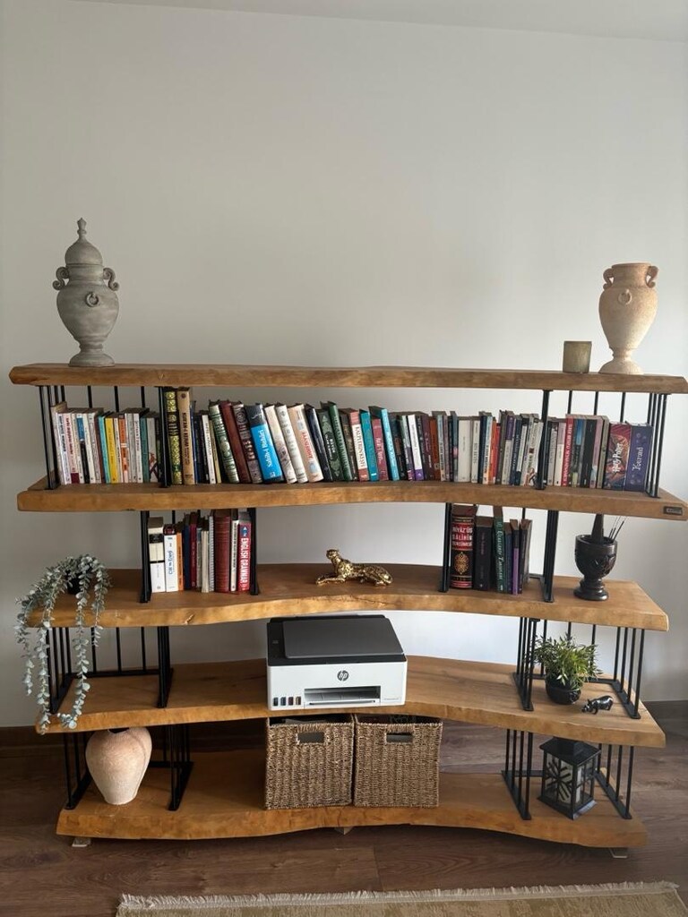 masif ahşap kitaplık - 3