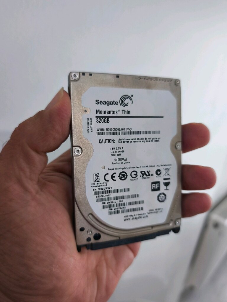 Seagate Momentus Thin 320GB 2.5" SATA Laptop HDD – Performans %100 - 3