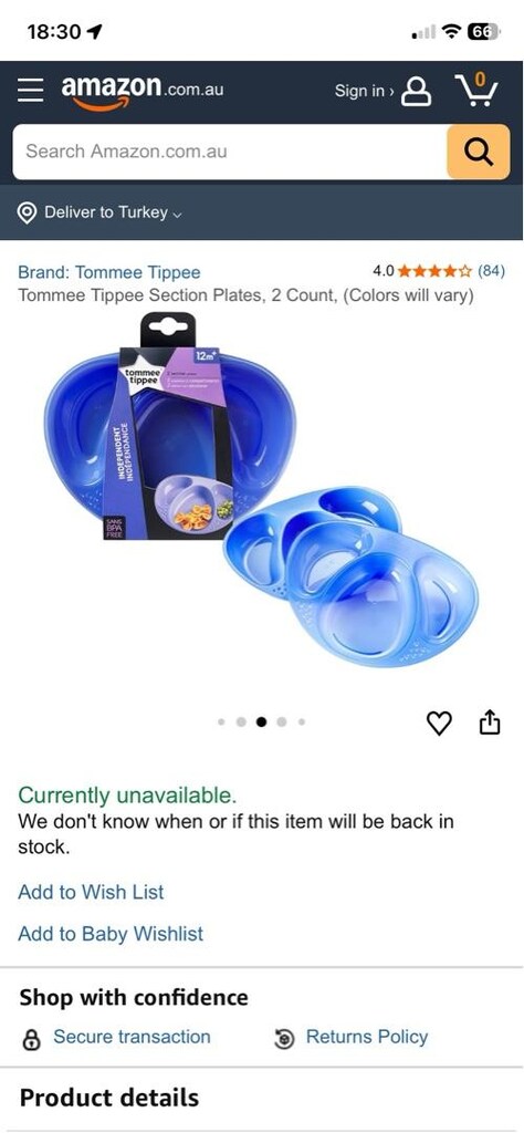 Tomme Tippee Bölmeli Çocuk Tabakları - 6