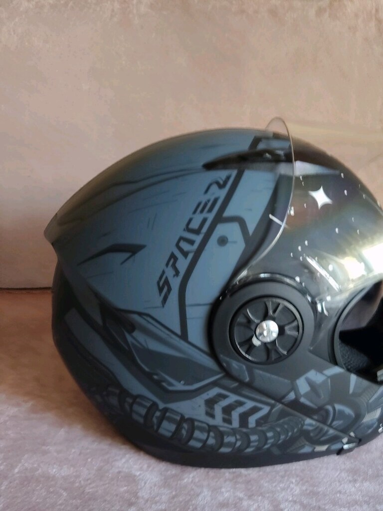 Rapido-x RX Z19 açılabilir motosiklet kaskı sıfır güneş Vizörlü S - 4