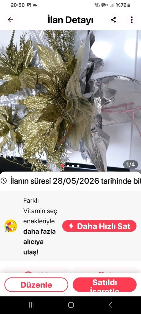 yapay çiçek - 3