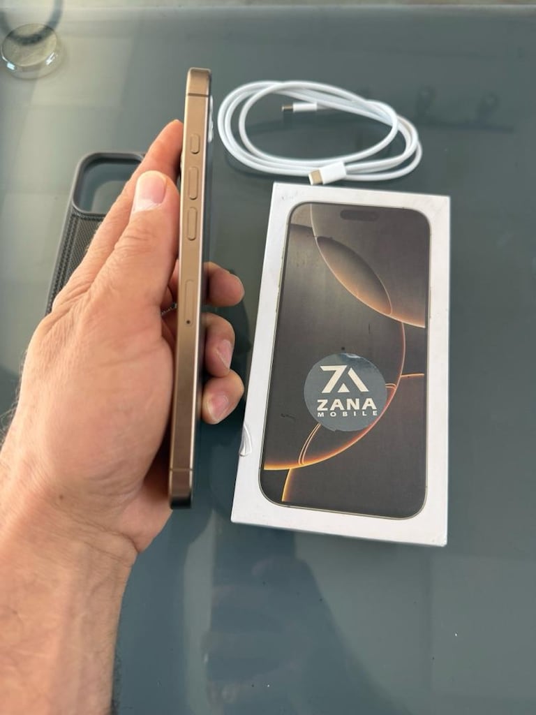 İPHONE 16 PRO MAX 512 GB HAFIZA PİL 93 DEVİR 301 ORJİNAL KUTULU - 6