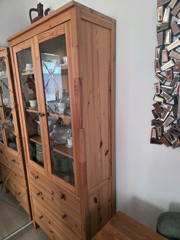 HEMNES Ahşap Vitrin - 2