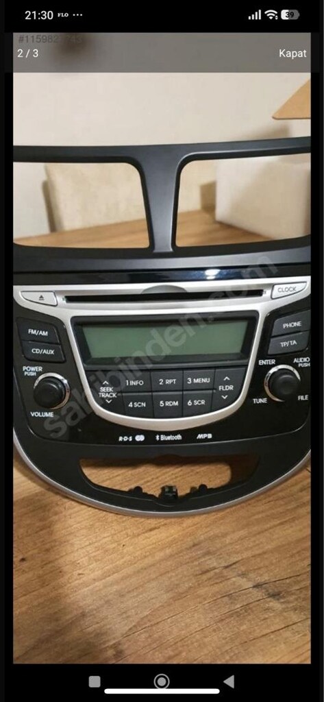 Accent blue orjinal teyip - 2