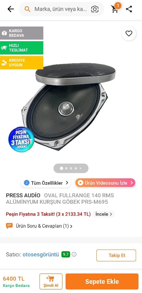 MİTRENÇ PRESS AUDO 280W 140 RMS PRS 695 - 3