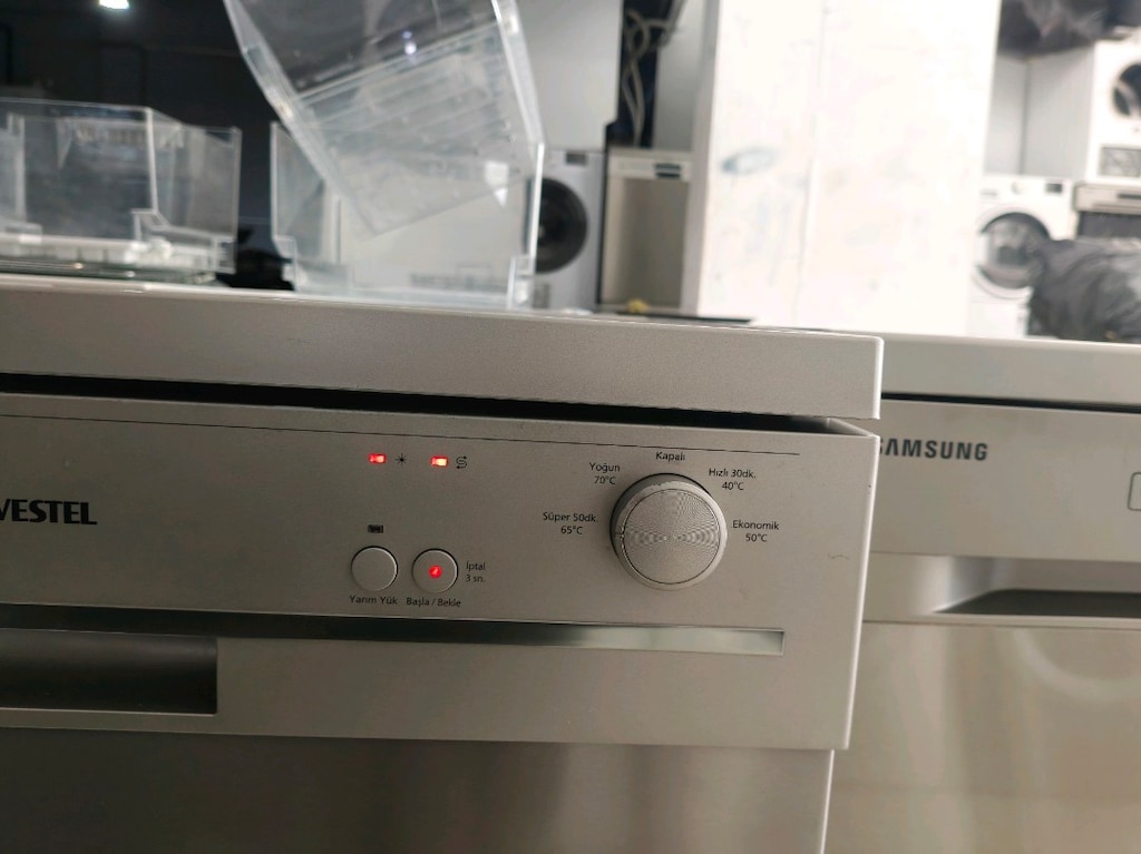 Vestel inox 4 programlı dijital ekran çok temiz bulaşık makinesi - 7
