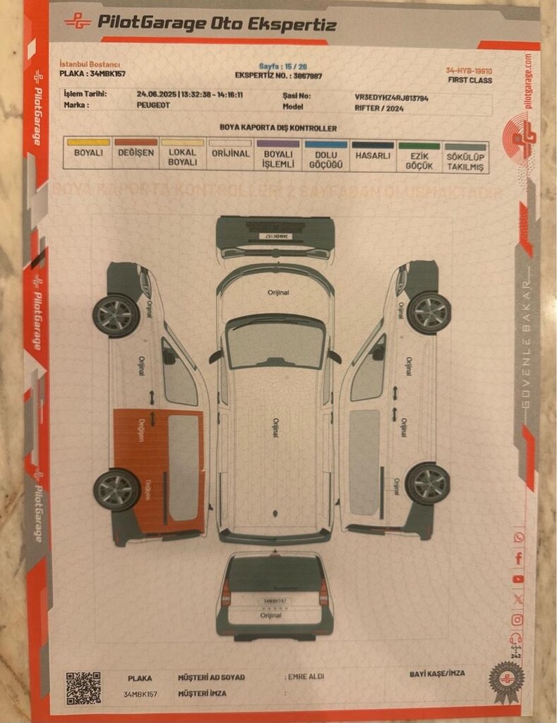 2024 YENİ KASA RIFTER GT SERVİS BAKIMLI GARANTİLİ OTOMATİK - 18