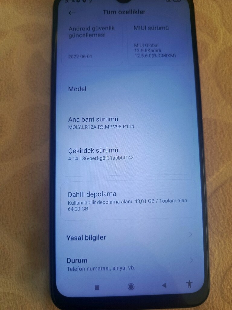 Xiaomi Redmi 9 64 GB hafıza 4+1 Ram çift hatlı temiz telefon - 5