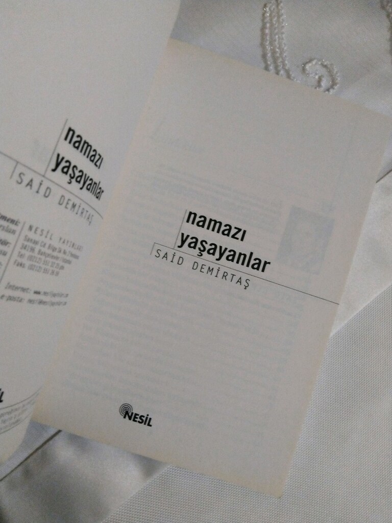 Namazı Yaşayanlar - said demirtaş - 2