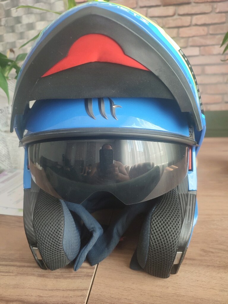 çene açılır kask MT helments(Atom) M beden orjınal mt kask - 6