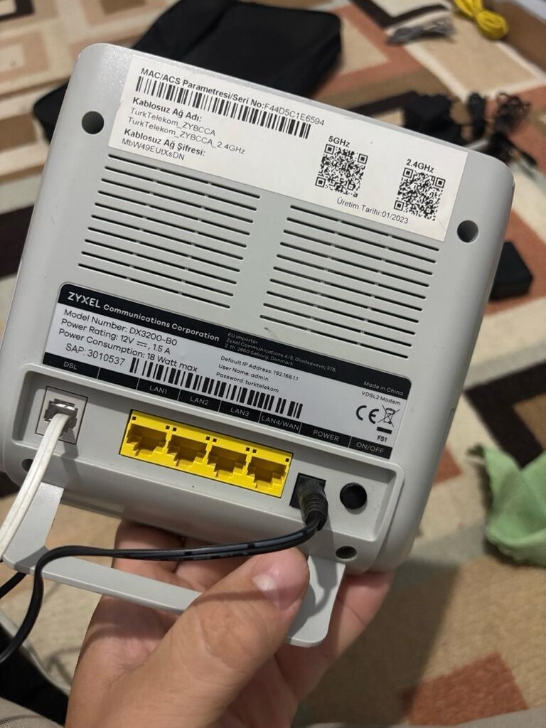 zyxel 5ghz vdsl2 fiber modem - 3