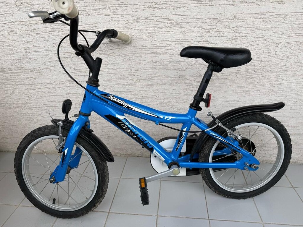 Bianchi team spooky 5-8 yaş çok temiz bisiklet - 5