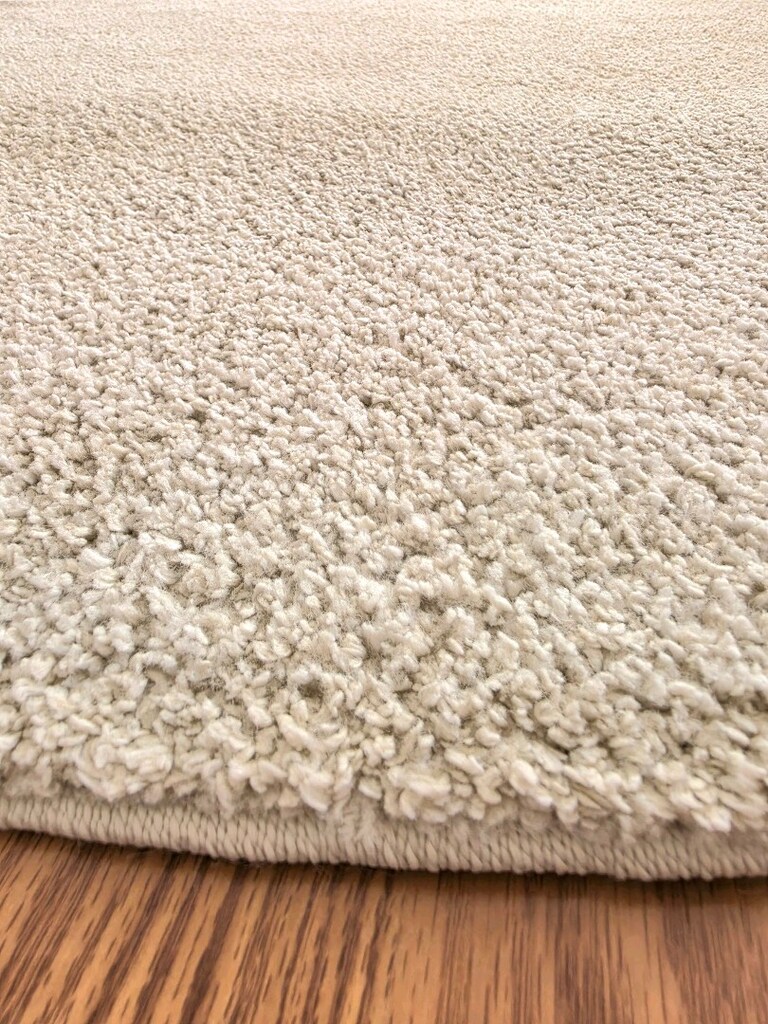 Ikea Stoense 130 cm yuvarlak bej halı kırık beyaz kilim - 5