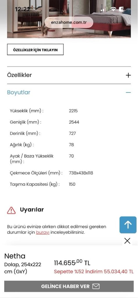 Enza Netha Sürgülü Dolap - 8