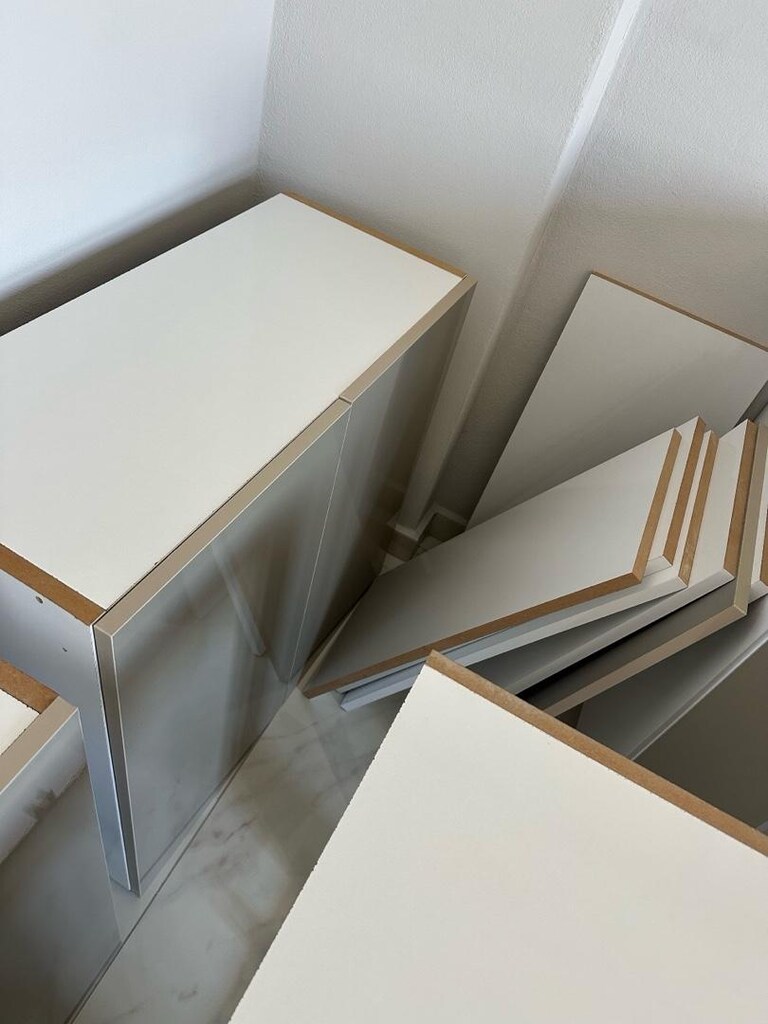 son fiyat yeni mdf mutfak dolabı üst kısmıda aynı renk - 11