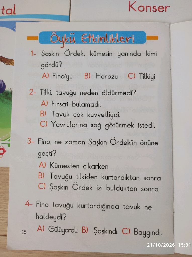 1. Sınıf Şirin Arkadaşlar Dizisi Okuma Seti - 5