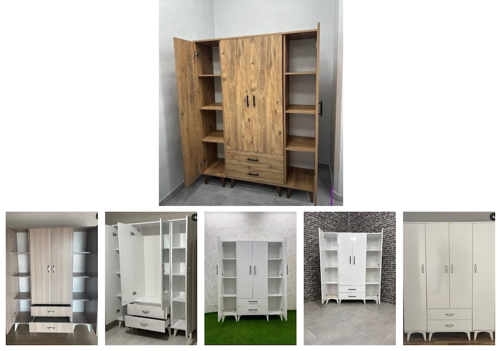 4 kapaklı elbise dolabı eyjusyespf - 6