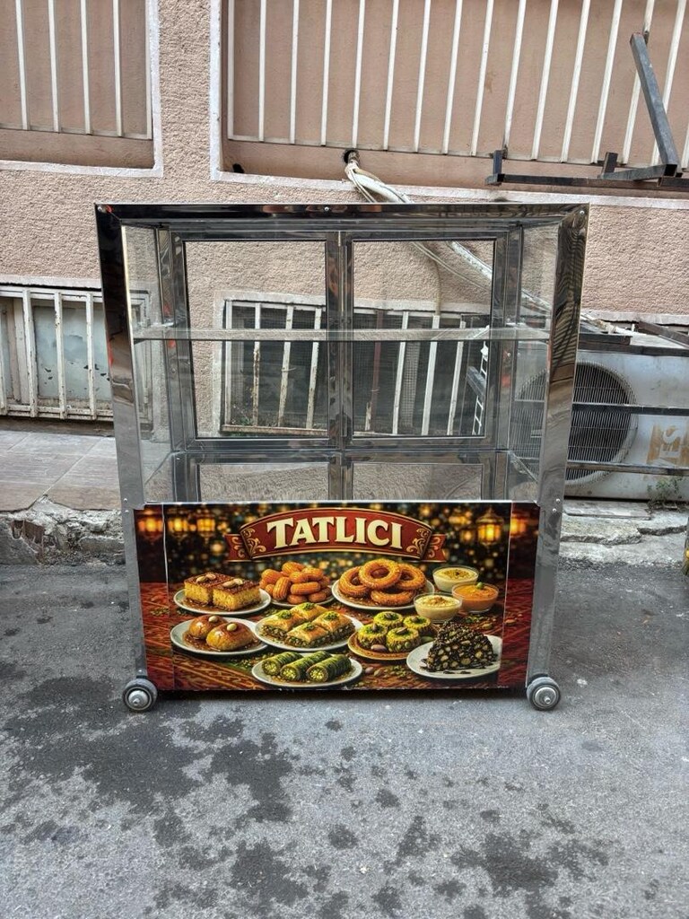 Seyyar Tatlı Tezgahı, Tatlı Arabası, Tatlı Camekanı, Seyyar Araba - 2