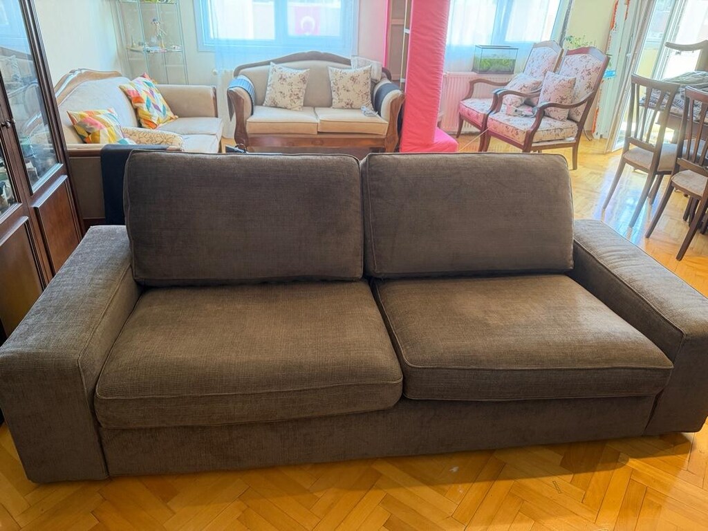 ikea kıvık 3 lü koltuk - 4