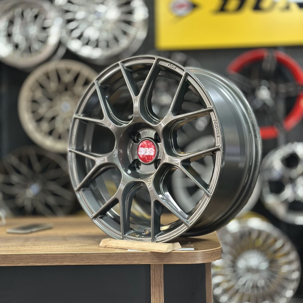 17 inç 4x100 BBS RE-V7 Gun Metal Jant Takımı Sıfır - 2