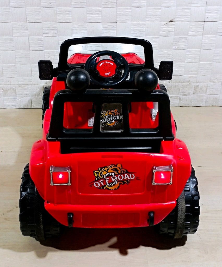 Akülü araba 12 volt çift motorlu aküsü sıfır paketinde - 4