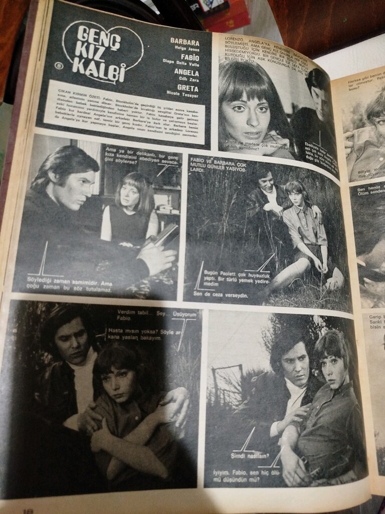Hayat resimli roman 1-35, şahıs cildi, çok güzel ciltlenmiş, 1972 yılı - 10